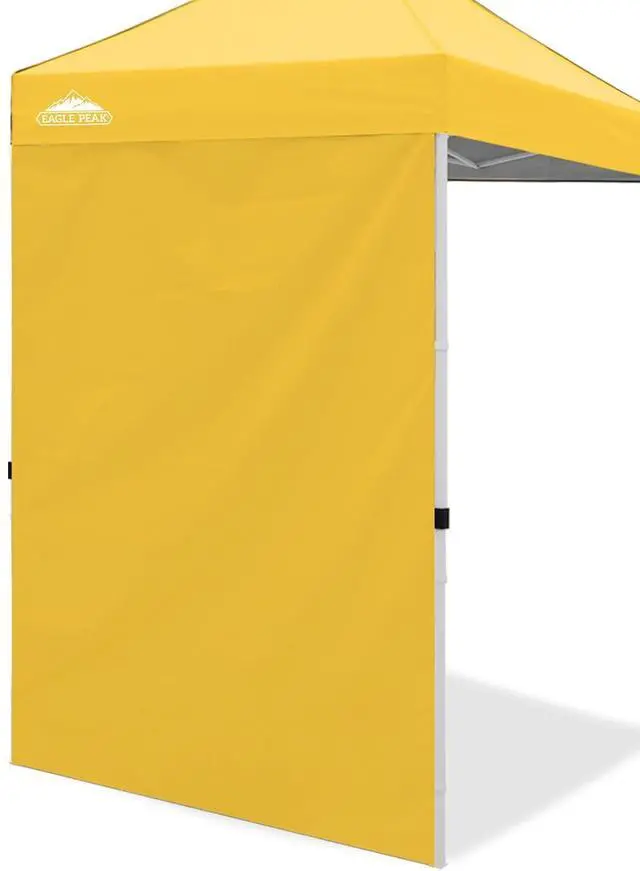 Main image of Canopy Sidewall for 5x5 Pop Up Canopy Frame, Single Side Wall Panel Only (Fits 5x5 Straight Leg Frame, Canopy Top or Frame NOT Included), Yellow