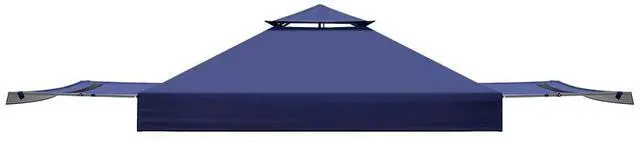 Main image of Replacement Canopy Top for Eagle Peak 17x10 Pop Up Canopy Frame Only, Canopy Cover with Two Tier Air Vent, UPF 50+, Frame NOT Included, Blue
