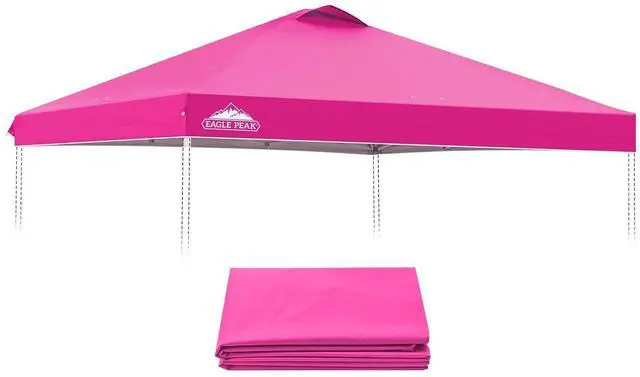 Main image of Replacement Canopy Top for Eagle Peak 10x10 Straight Leg Pop Up Canopy Frame Only, Canopy Cover with Air Vent, UPF 50+, Frame NOT Included, Pink