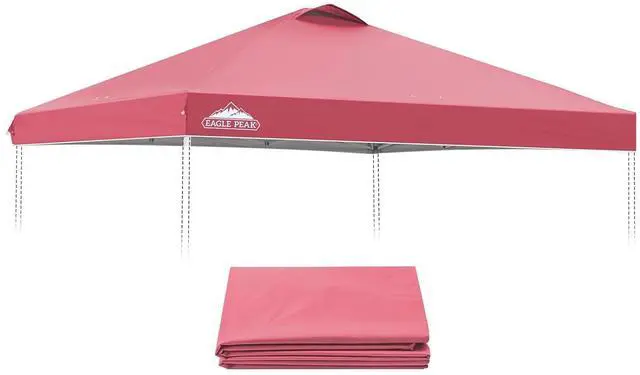 Main image of Replacement Canopy Top for Eagle Peak 10x10 Straight Leg Pop Up Canopy Frame Only, Canopy Cover with Air Vent, UPF 50+, Frame NOT Included, Peach Pink