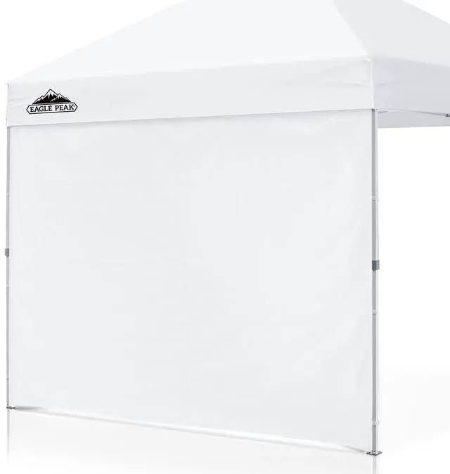 Main image of Instant Canopy SunWall for EAGLE PEAK 10x10 Commercial Pro Instant Pop-up Canopy, 1 Pack Sidewall, Universal, White
