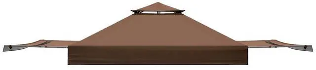 Main image of Replacement Canopy Top for Eagle Peak 17x10 Pop Up Canopy Frame Only, Canopy Cover with Two Tier Air Vent, UPF 50+, Frame NOT Included, Brown