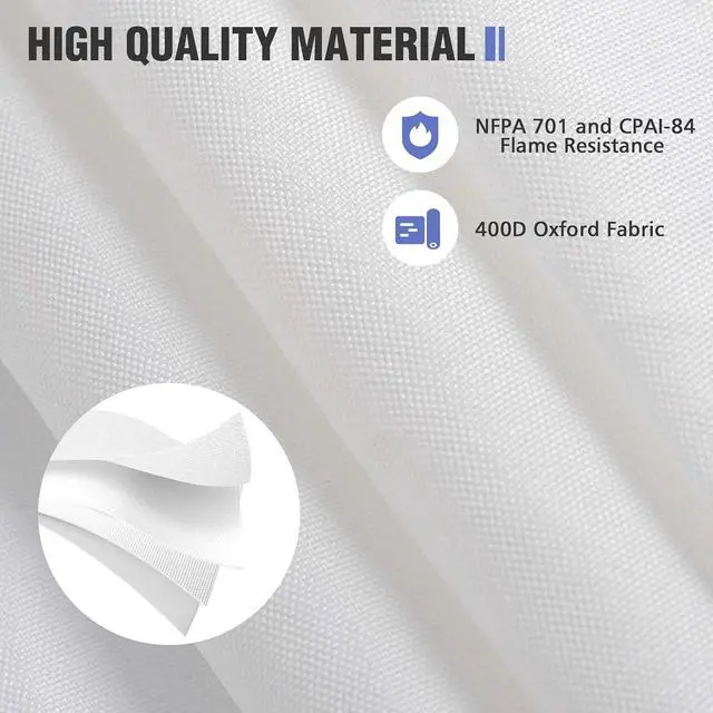 Alt view image 2 of 7 - 10x10 Commercial Canopy with High Peak, Pop Up Canopy Tent with Reinforced Frame, Easy Setup for Vendor Events, Markets, and Tradeshows, White