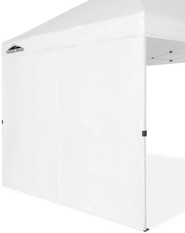Main image of Sunwall/Sidewall for 10 x 10 ft Commercial Pop Up Canopy Tent MarketPlace Canopy only, 1 Sidewall, White