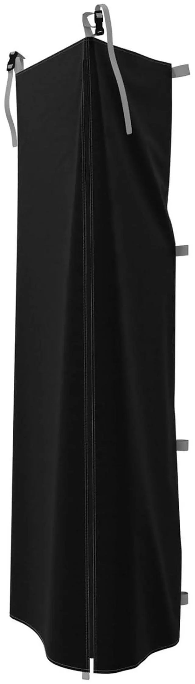 Main image of Portable Privacy Tent Changing Room for Pop Up Canopy Fits Canopies with Cross Bars Outdoor Hanging Privacy Curtain 29.5" L x 29.5" W x 80.7" H, Black
