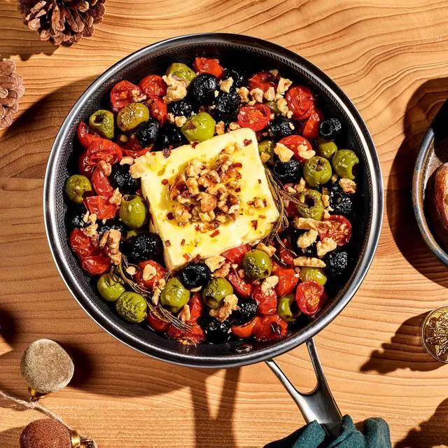 Alt view image 2 of 7 - HexClad 8 Inch Hybrid Nonstick Frying Pan, Stay-Cool Handle, Dishwasher and Oven Safe, Induction Ready, Compatible with All Cooktops