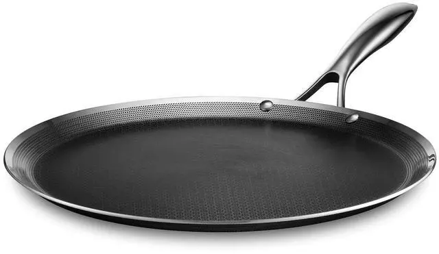 Main image of 13 Inch Hybrid Nonstick Griddle Pan for Stovetop, Stay-Cool Handle, Dishwasher and Oven Safe, Induction Ready, Compatible with All Cooktops