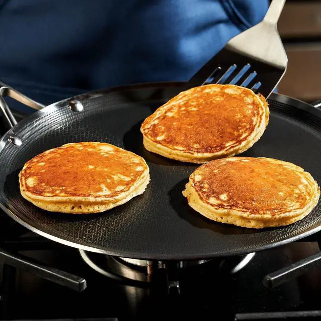 Alt view image 7 of 7 - 12 Inch Hybrid Nonstick Griddle Pan for Stovetop, Stay-Cool Handle, Dishwasher and Oven Safe, Induction Ready, Compatible with All Cooktops