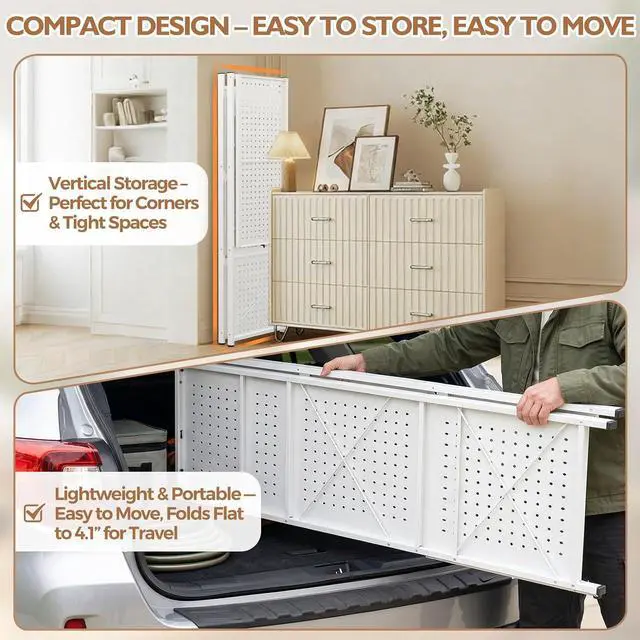 Alt view image 5 of 7 - 4-Tier Foldable Greenhouse Shelf, Heavy Duty Metal Storage Rack, No Assembly Steel Shelving Unit, Plant Stand for Greenhouse and Multi-Use Storage, 28x14.6x44.7, 520 lbs, 1 Pack, White