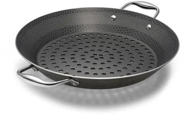 Main image of Hybrid Nonstick BBQ Grill Pan, Dishwasher-Friendly, BBQ and Oven-Safe Up to 900°F