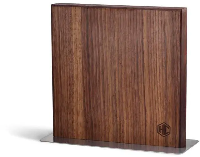Main image of 13 Inch Magnetic Walnut Knife Block Holder with Strong Enhanced Magnets for Multipurpose Storage in the Home and Kitchen