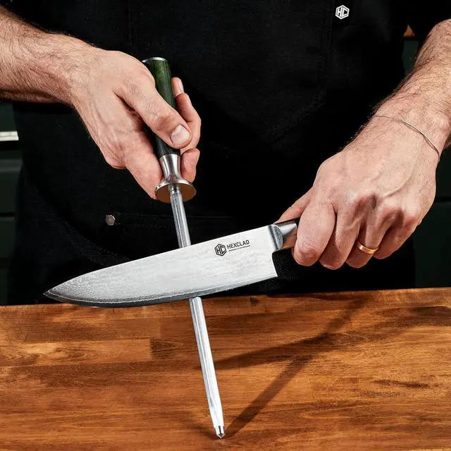 Alt view image 4 of 5 - 9 Inch Honing Rod, Restore and Straighten Knife Blades
