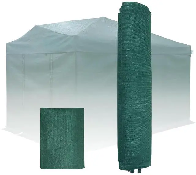 Main image of Replacement Mesh Cover for 12x8 Portable Walk-in Pop up Greenhouse, Front and Rear Zippered Entry Doors (Frame Not Included), Green