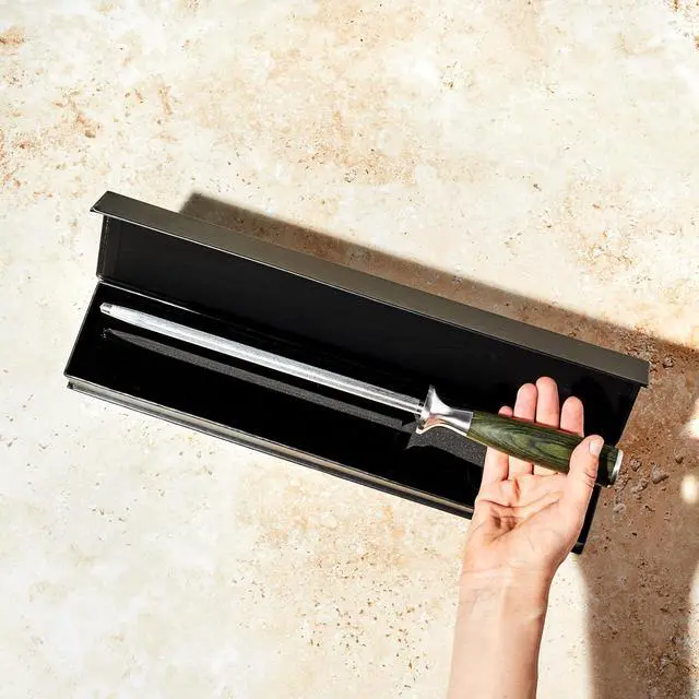 Alt view image 5 of 5 - 9 Inch Honing Rod, Restore and Straighten Knife Blades