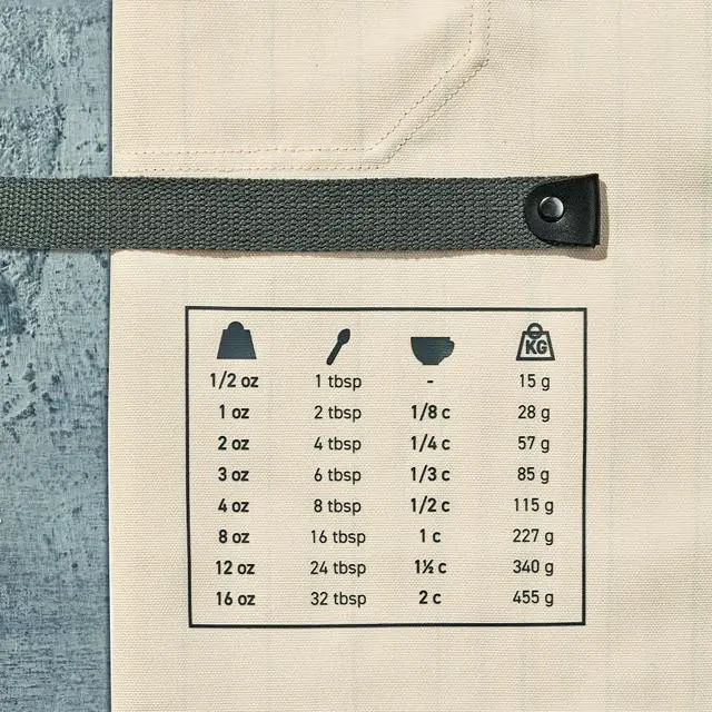 Alt view image 3 of 6 - HexClad Eco Modern Chef Apron for Cooking and Grilling, Professional HexTwill Fabric Aprons with Pockets