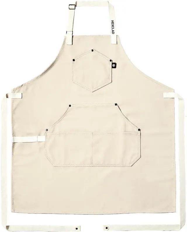 Main image of HexClad Eco Modern Chef Apron for Cooking and Grilling, Professional HexTwill Fabric Aprons with Pockets