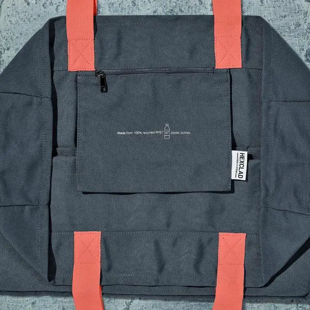 Alt view image 6 of 6 - HexClad Everything Everywhere Bag Recycled rPET Tote with 8 Pockets, Shoulder & Hand Straps, Machine Washable