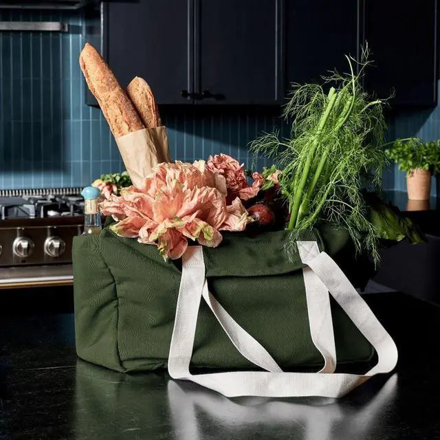 Alt view image 2 of 6 - HexClad Everything Everywhere Bag Recycled rPET Tote with 8 Pockets, Shoulder & Hand Straps, Machine Washable