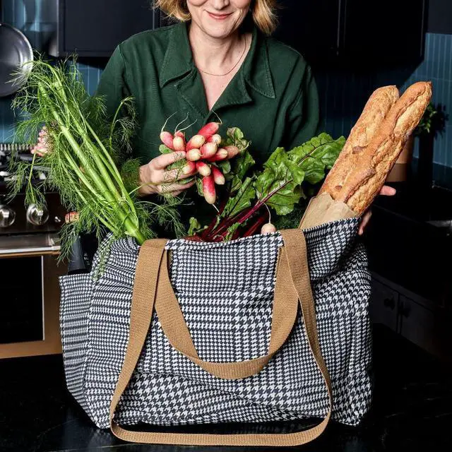 Alt view image 4 of 6 - HexClad Everything Everywhere Bag Recycled rPET Tote with 8 Pockets, Shoulder & Hand Straps, Machine Washable