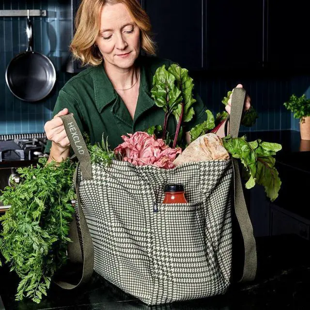 Alt view image 4 of 6 - HexClad Everything Everywhere Bag Recycled rPET Tote with 8 Pockets, Shoulder & Hand Straps, Machine Washable