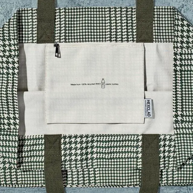 Alt view image 6 of 6 - HexClad Everything Everywhere Bag Recycled rPET Tote with 8 Pockets, Shoulder & Hand Straps, Machine Washable