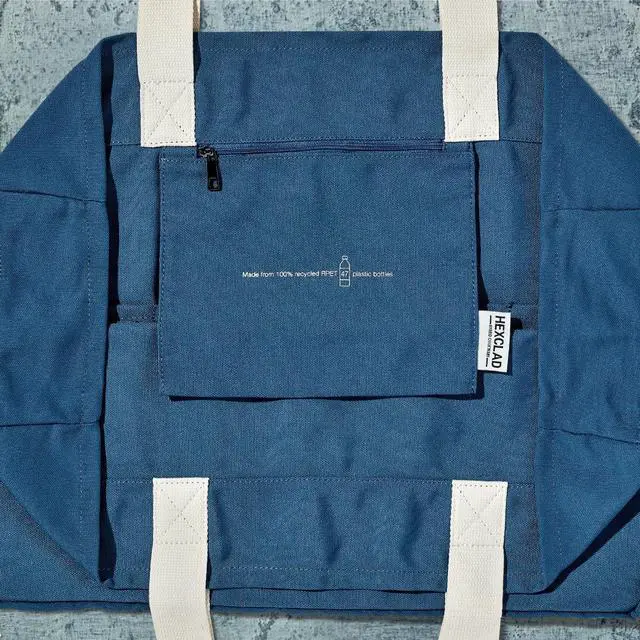 Alt view image 6 of 6 - HexClad Everything Everywhere Bag Recycled rPET Tote with 8 Pockets, Shoulder & Hand Straps, Machine Washable