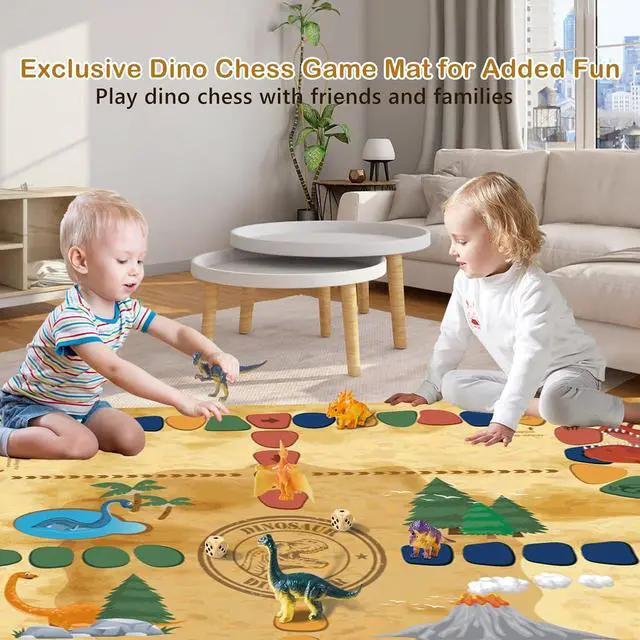 Alt view image 5 of 7 - Dino Fossil Eggs Dinosaur Toys - 12 Dinosaur Eggs Dig Excavation Kit w Play Mat for Kids Ages 5-7 Easter Basket Essentials STEM Toy Christmas Birthday Gift for Boys Girls 3 4 5 6 7 8 + 8-13 Years Old
