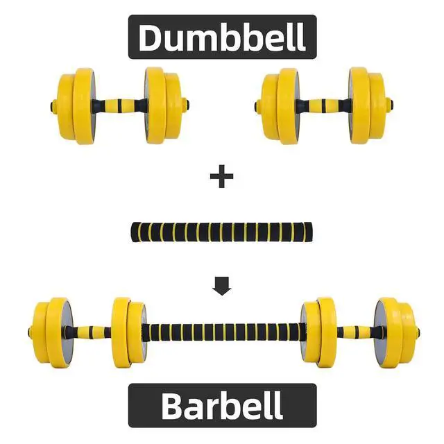 Alt view image 2 of 6 - Weights, Dumbbell Set, Kettlebells, Adjustable Dumbbells, Barbell Weight Set, 20-40-50-70LB 3-in-1 set, Non-Slip, All-purpose