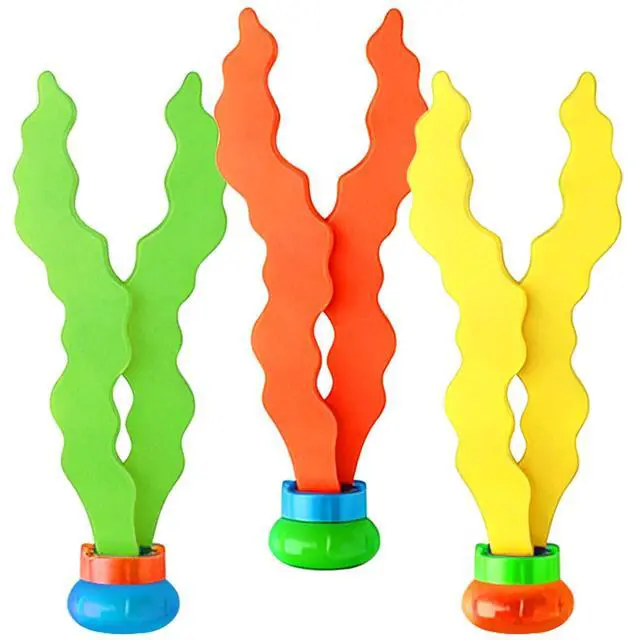 Alt view image 7 of 7 - Pool Diving Toys Games - 32PCS Swimming Mermaid Pool Toys with Dive Rings Gems Beach Ball Underwater Treasures Torpedo Bandits Fish Swim Toy etc Bath Water Toy Training Gifts for Kids Adult