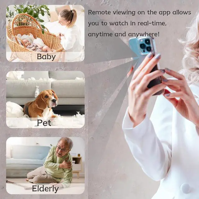 Alt view image 2 of 7 - 2026 Upgraded 1080P HD Nanny Cam Hidden Camera Charger, WiFi Spy Camera with Live Streaming, Motion Detection, Indoor Security Camera for Home Monitoring