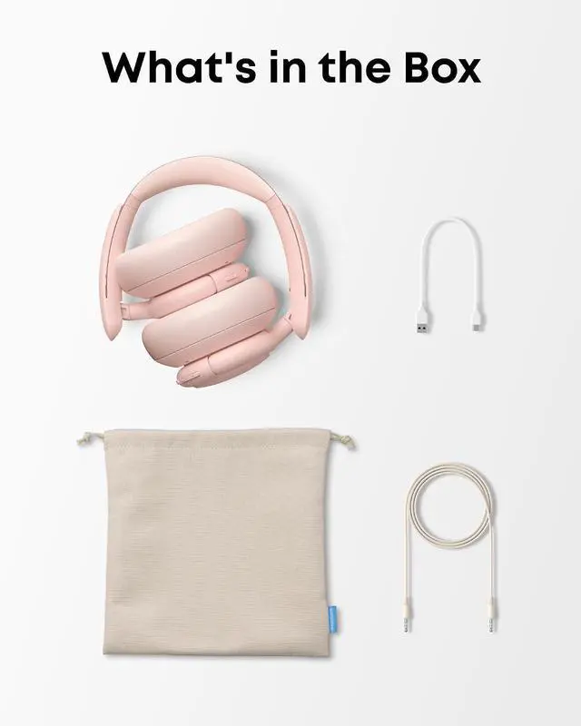 Alt view image 5 of 7 - soundcore Life Q30 by Anker, Hybrid Active Noise Cancelling Headphones with Multiple Modes, Hi-Res Sound, Custom EQ via App, 50H Playtime, Comfortable Fit, Bluetooth, Multipoint Connection