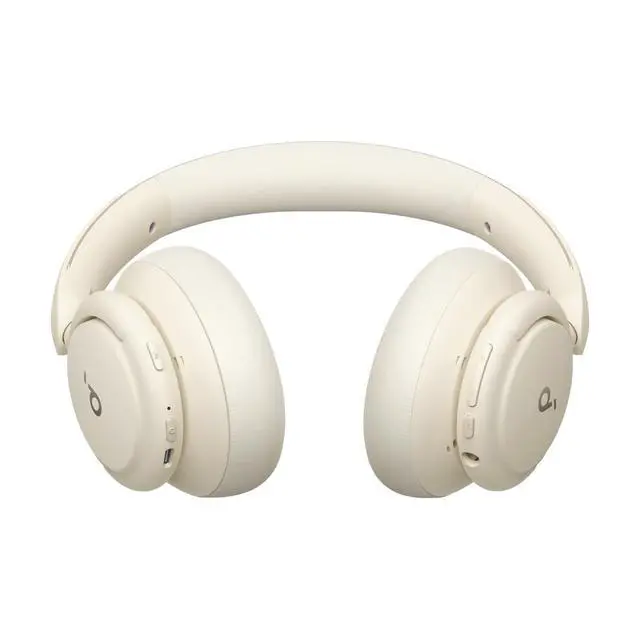 Alt view image 7 of 7 - Soundcore Q30 by Anker, Hybrid Active Noise Cancelling Headphones, Multiple Modes, Hi-Res Audio, Custom EQ via App, 50H Playtime, Comfortable Fit, Bluetooth, Multipoint ConnectionWhite