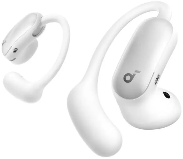 Main image of Soundcore AeroFit 2 Pro by Anker, Open-Ear and Active Noise Cancellation Modes, Hi-Res Open Ear Headphones for Commute,Office,Fitness, LDAC, 4-Mic AI Clear Calls, 34H, IP55, Wireless Bluetooth Earbuds