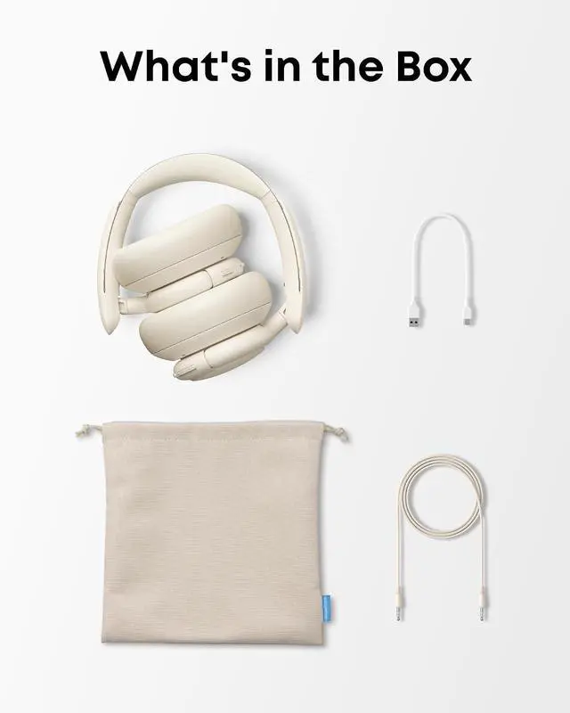 Alt view image 6 of 7 - Soundcore Q30 by Anker, Hybrid Active Noise Cancelling Headphones, Multiple Modes, Hi-Res Audio, Custom EQ via App, 50H Playtime, Comfortable Fit, Bluetooth, Multipoint ConnectionWhite
