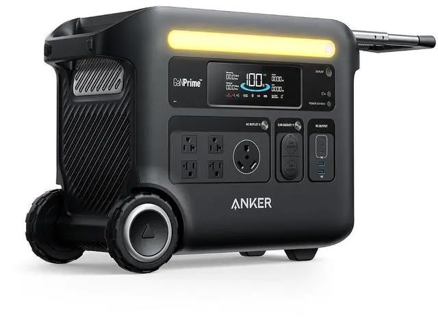 Main image of Anker SOLIX F2600 Portable Power Station, 2400W (Peak 3600W) Solar Generator, GaNPrime Battery Generators for Home Use, 2560Wh LiFePO4 Power Station for Outdoor Camping, and RVs (Solar Panel Optional)