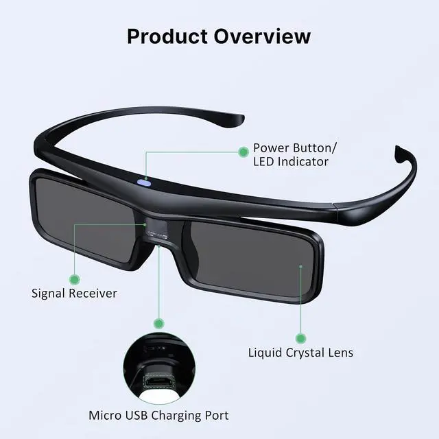 Alt view image 6 of 7 - NexiGo Aurora Pro with Official AS200 Motorized UST Tray and 3D Glasses, Ultra Short Throw 4K Tri-Color Laser Projector, 2400 Lumens, Dynamic Laser Dimming, Dolby Vision & Atoms, Up to 150" Display