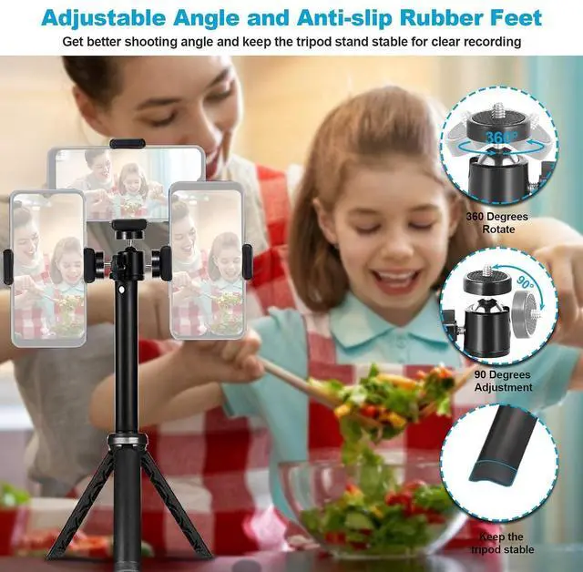Alt view image 5 of 7 - NexiGo 60FPS 1080P Webcam Kits, N660P FHD USB Web Camera with Privacy Cover and Dual Microphones, Upgraded Video Conference Lighting, Lightweight Mini Tripod, for Zoom/Skype/Teams, White