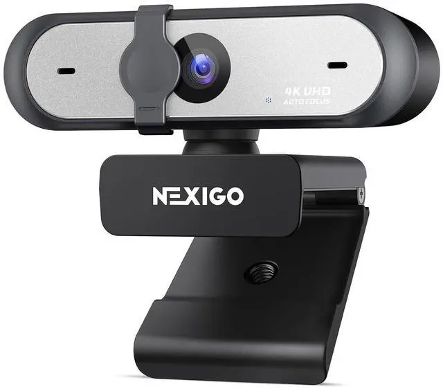 Main image of NexiGo N660P Pro 4K Webcam with Distortion-Free Lens, 1080p 60 fps Autofocus USB Streaming Camera, 3DNR, Noise-Canceling Mics & Privacy Cover, Web Cam for Gaming/Live Streaming/PC/Mac/Switch 2, Black