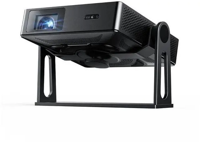 Main image of NexiGo Nova Mini Bundle with Gimbal Stand, Portable Laser Projector, Google TV w/Netflix, 1080p FHD, 1200 Lumens, 15000:1 Contrast w/SAE, 3D, Auto Setup, 150" Display, 8W Dolby Audio