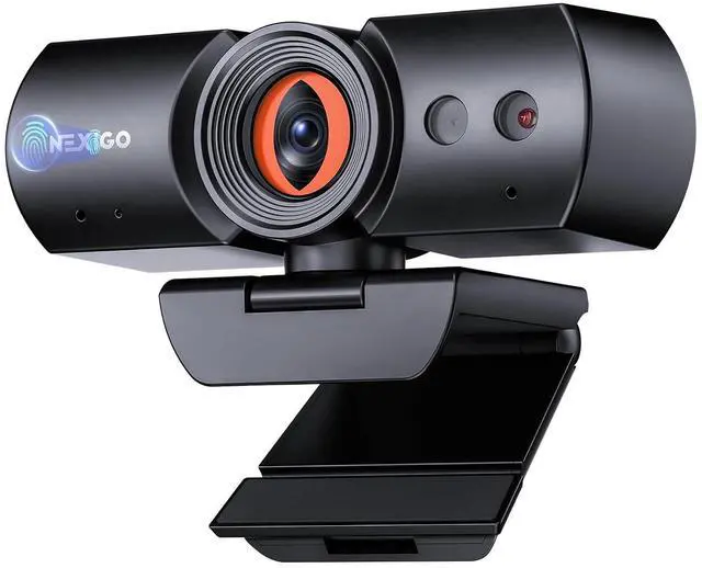 Main image of NexiGo HelloCam Pro, Webcam with Windows Hello, 1080P 60FPS Autofocus, True Privacy, Automatic Electronic Shutter, Computer Camera, Microphone, Facial Enhancement, HD USB Web Cam