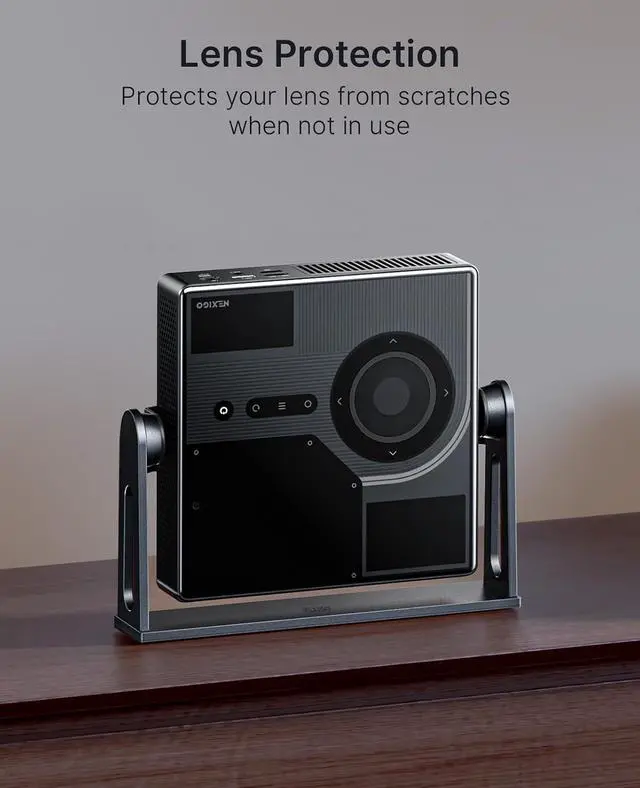 Alt view image 6 of 6 - NexiGo Gimbal Desktop Stand for Nova Mini Projector, 360 Degrees Adjustable Tilt, Compact Stylish Design, Easy Setup, Ideal for Ceiling, Bedroom & Backyard