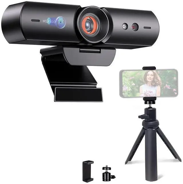 Main image of NexiGo 1080P Webcam Kits, N930w HelloCam with Windows Hello, True Privacy, Automatic Electronic Shutter, Computer Camera, Lightweight Mini Tripod, for Zoom/Skype/Teams