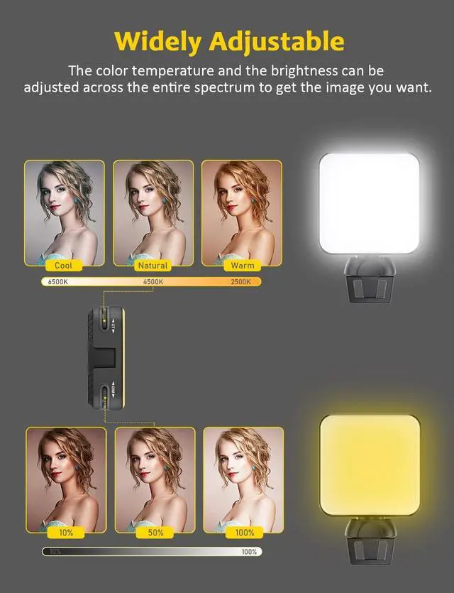 Alt view image 5 of 7 - NexiGo 4K Zoomable Webcam Kits, N950P UHD 2160P Webcam with Remote, Sony Starvis Sensor, 5X Digital Zoom, Upgraded Video Conference Lighting, Extendable Tripod Stand, for Zoom/Skype/Teams