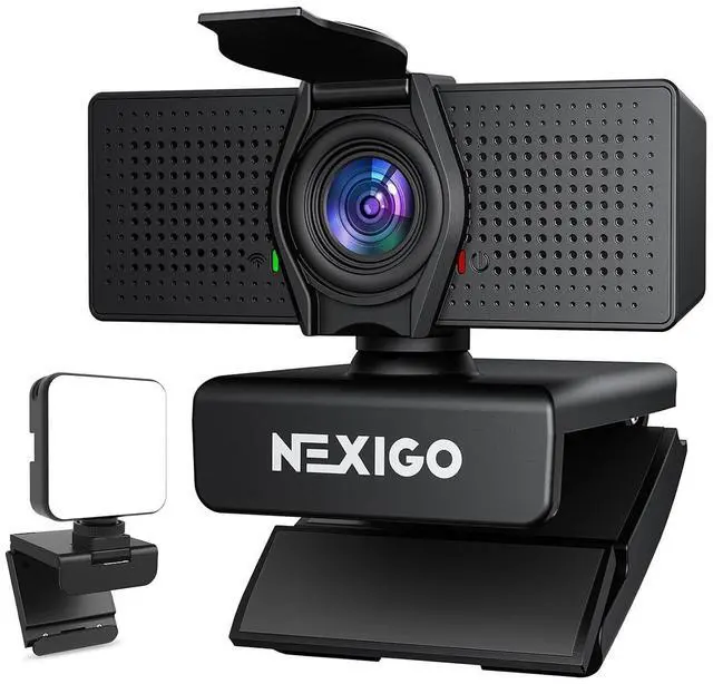 Main image of NexiGo 4K Business Webcam Kit, N60 Pro UHD Web Cam with Autofocus, 1080p 60 fps, Noise-Canceling Mics, Upgraded Video Conference Lighting, for Switch 2/Zoom/Teams/Google Meet