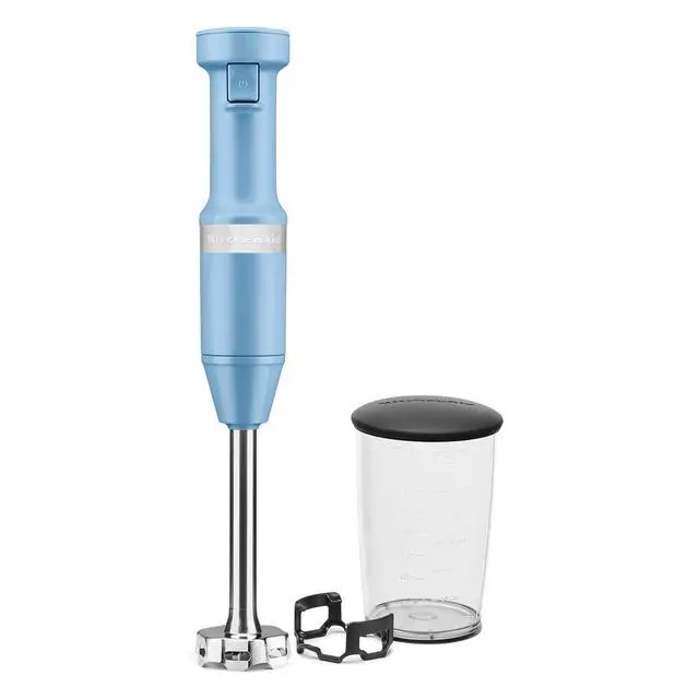 Alt view image 2 of 4 - KitchenAid Variable Speed Corded Hand Blender KHBV53, Blue Velvet