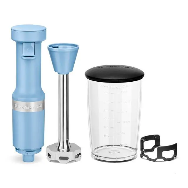 Alt view image 3 of 4 - KitchenAid Variable Speed Corded Hand Blender KHBV53, Blue Velvet