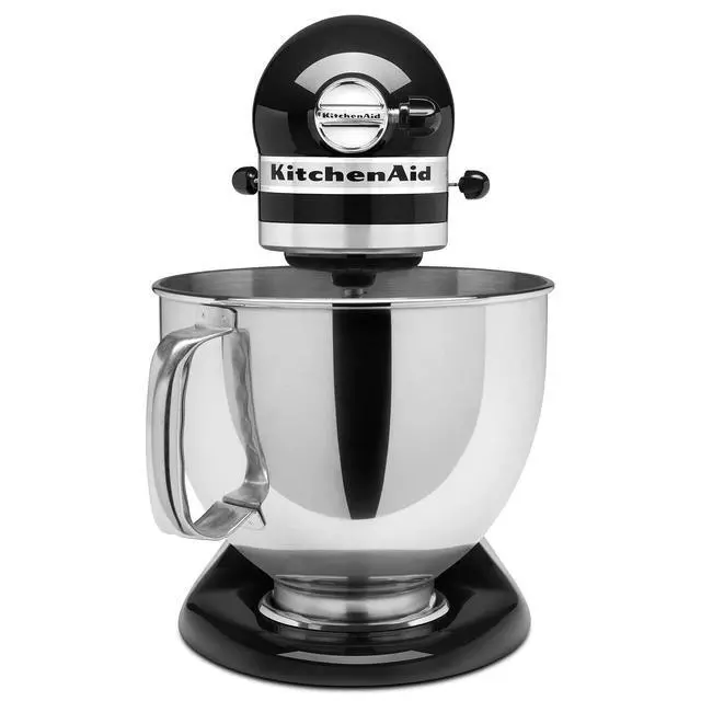 Alt view image 2 of 7 - KitchenAid Artisan Series 5 Quart Tilt Head Stand Mixer with Pouring Shield KSM150PS, Onyx Black