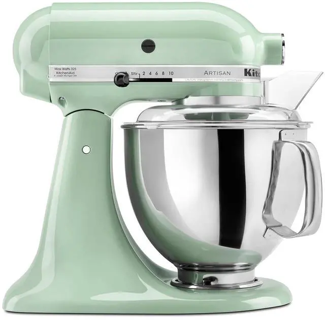 Main image of KitchenAid Artisan Series 5 Quart Tilt Head Stand Mixer with Pouring Shield KSM150PS, Pistachio