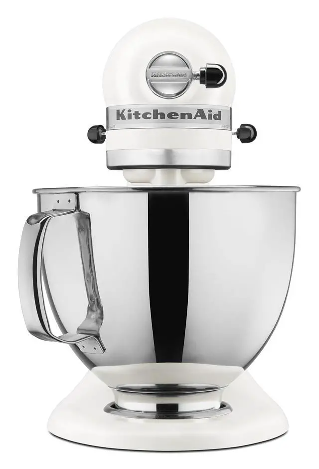 Alt view image 2 of 4 - KitchenAid Artisan Series 5 Quart Tilt Head Stand Mixer, KSM150PS, Porcelain White