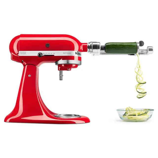 Alt view image 4 of 6 - KitchenAid Artisan Series 5 Quart Tilt Head Stand Mixer with Pouring Shield KSM150PS, Cherry Tomato
